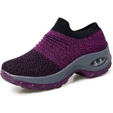 Purple, 42 Women Air Cushion Breathe Trainers Shoe Sneaker Arch Support Not/Specified