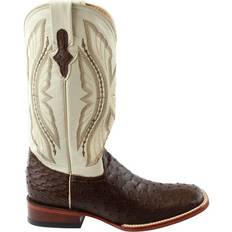 Ferrini Full Quill Ostrich Square Toe Cowboy Boots