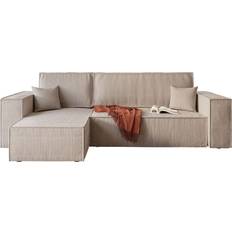 4 Seater - Sofa Beds Sofas 17 Stories Machi Beige Sofa 244cm 4 Seater