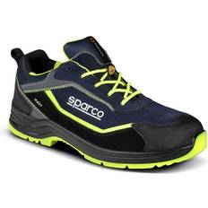 Yellow Work Shoes Sparco Safety shoes Indy-H Yellow Navy Blue S3 ESD