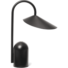 Ferm LIVING Tischlampen ferm LIVING Arum portable black Tischlampe