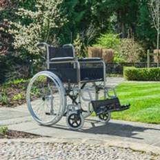 NRS Healthcare Transit-Lite Self-Propelled Wheelchair Grey