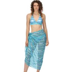 Blu Copricostumi & Parei Regatta 'Shalya' Sarong Bright Blue One