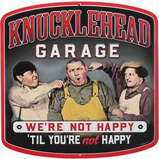 Open Road Brands The Three Stooges Knucklehead Garage Sign Wall Decor