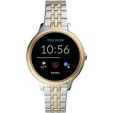 Steel Smartwatches Fossil 42mm Gen 5E Stainless Heart