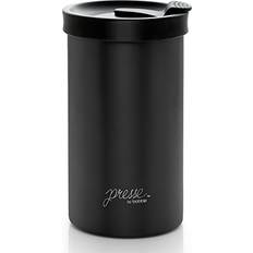 Bobble Køkkentilbehør Bobble Presse French Coffee Press And Insulated Stainless Steel Tumbler 13 oz Black Travel Mug