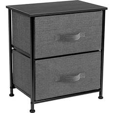 Sorbus Nightstand with 2 & Night Bedside Table