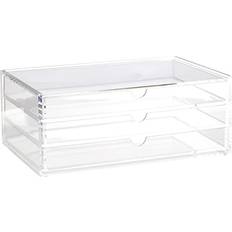 Muji Acrylic 3 Drawer Case 25.5 cm Width x 17 cm Depth x 10 cm Height Storage Box