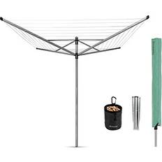 Brabantia Clothing Care Brabantia Lift-O-Matic 50m outdoor clothesline, 50 meter, Metallic Grey