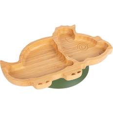 Plates & Bowls Tiny Dining Dinosaur Bamboo Suction Plate