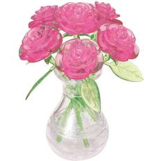 Crystal Puzzle Six Roses Pink