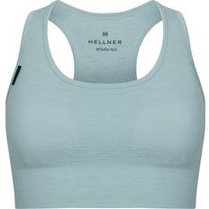 Hellner Women's Merino Wool Seamless Bra - Blue Haze