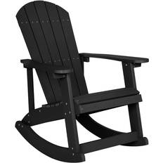 Taylor & Logan Adirondack Style Poly Resin Wood Rocking