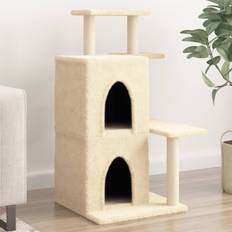 Cat - Cat Scratching Furniture - Cat Tree Pets vidaXL Cat Tree with Scratching Posts Cream