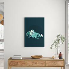 East Urban Home "Walrus" Jason Detmer Graphic on Framed Art