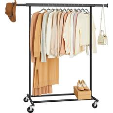 Black Clothes Racks Songmics with Wheels Clothes Rack