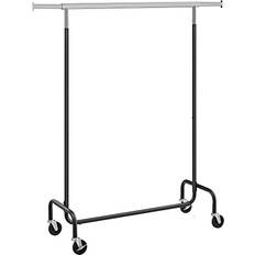 Black Clothes Racks Songmics Wheels Clothes Rack