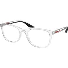 Prada Sport Linea Rossa Mand PS 05Pv 2AZ1O1 Optiske Stel Nylon Transparent