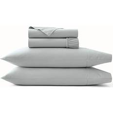 Boll & Branch Signature Hemmed Set 1 Flat Sheet 1 Fitted Sheet and 2 Pillowcases with 7 Hemline Bed Sheet