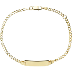 Barn armband i guld Lund Copenhagen Bracelet Child Armor with Plate - Gold