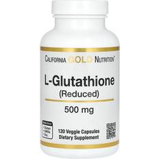 L glutathione California Gold Nutrition L-Glutathione Reduced 500 mg 120 Capsules 120 pcs