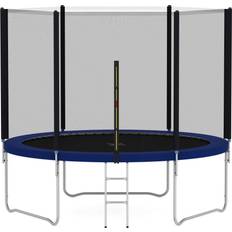 Heavy Duty 10' Above Ground Trampoline with Safety Enclosure