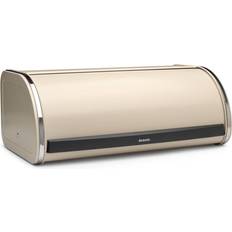 Stainless Steel Bread Boxes Brabantia Roll Top Beige Bread Box