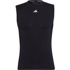 Fitness & Gimnasio - Hombre Camisetas de tirantes Adidas Techfit Training Sleeveless T-shirt - Black