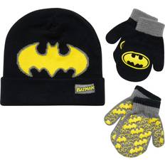 Children's Clothing DC Comics Boys Winter Hat Set Batman Beanie and Pair of Gloves Ages 2-4