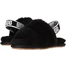 UGG Fluff Yeah Slide Black Toddler