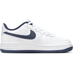 Children's Shoes Nike Air Force 1 LV8 2 GS - White/Football Grey/Midnight Navy