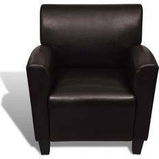 vidaXL 240979 Dark Brown Armchair 72cm