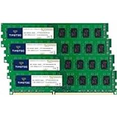 TIMETEC SDRAM SDRAM SDRAM DDR3 1600 MHz DDR3-1600 PC3-12800 PC3-12800U Non-ECC obuffered 1,5 V CL11 2Rx8 Dual Rank 240 PIN UDIMM 32 GB 4 x 8 GB
