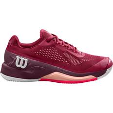 Textile Racket Sport Shoes Wilson Rush Pro 4.0 W - Beet Red/White/Tropical Peach