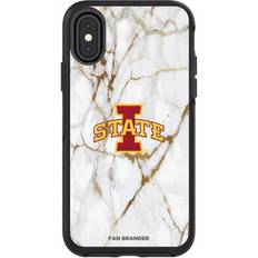 Fan Brander Black Iowa State Cyclones iPhone Symmetry Marble Case