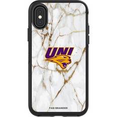 Fan Brander Black Northern Iowa Panthers iPhone Symmetry Marble Case