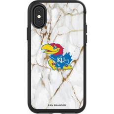 Fan Brander Black Kansas Jayhawks iPhone Symmetry Marble Case