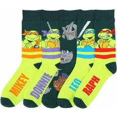 Clothing Men's 5-Pack TMNT Character Crew Socks, Multicolor