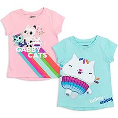 Dreamworks Gabby Dollhouse Big Girls Pack T-Shirts Toddler to Big Kid