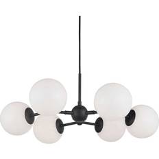 Halo Design Atom Large Opal/Black Pendel ∅ 57cm