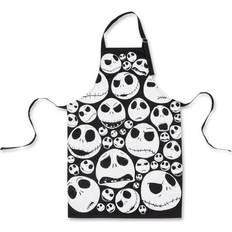 Delantales Ukonic Disney The Nightmare Before Christmas Jack Skellington Faces Cooking Apron Delantal Negro