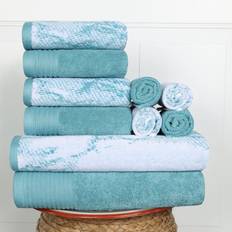 Superior 10-piece Bath Towel Blue