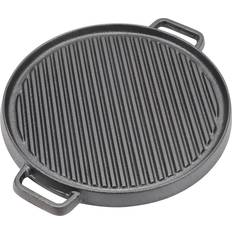 Cookware Belfry Kitchen Black Cast Iron Grill Pan with Handles
