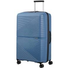 American Tourister Durable Lightweight Spinner Suitcase Blue