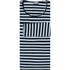Regular Broadway T-shirt BLACK/LIGHT BLUE OSIZE