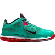 Green - Unisex Basketball Shoes Nike LeBron 9 Low M - New Green/Action Red/White/Black