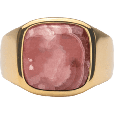 IX Studios IX Cushion Signet Ring Rhodocrosite