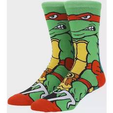 Clothing BioWorld Men's Teenage Mutant Ninja Turtles Raphael Crew Socks, Multicolor