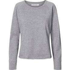 Rabens Saloner Tøj Rabens Saloner Nemi Light Sleeve Top GREY MELANGE