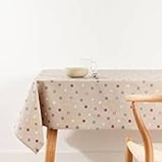 Organic Tablecloths Belum Beige 100 x 155 cm Tablecloth Beige